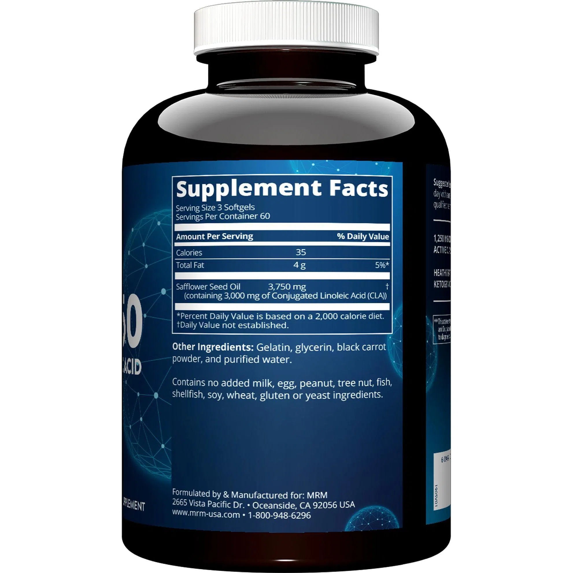 MRM CLA 1250-180 softgels-N101 Nutrition