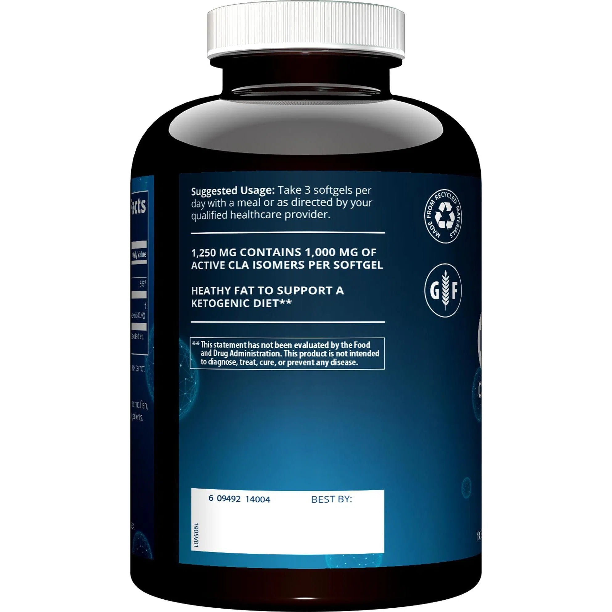 MRM CLA 1250-180 softgels-N101 Nutrition