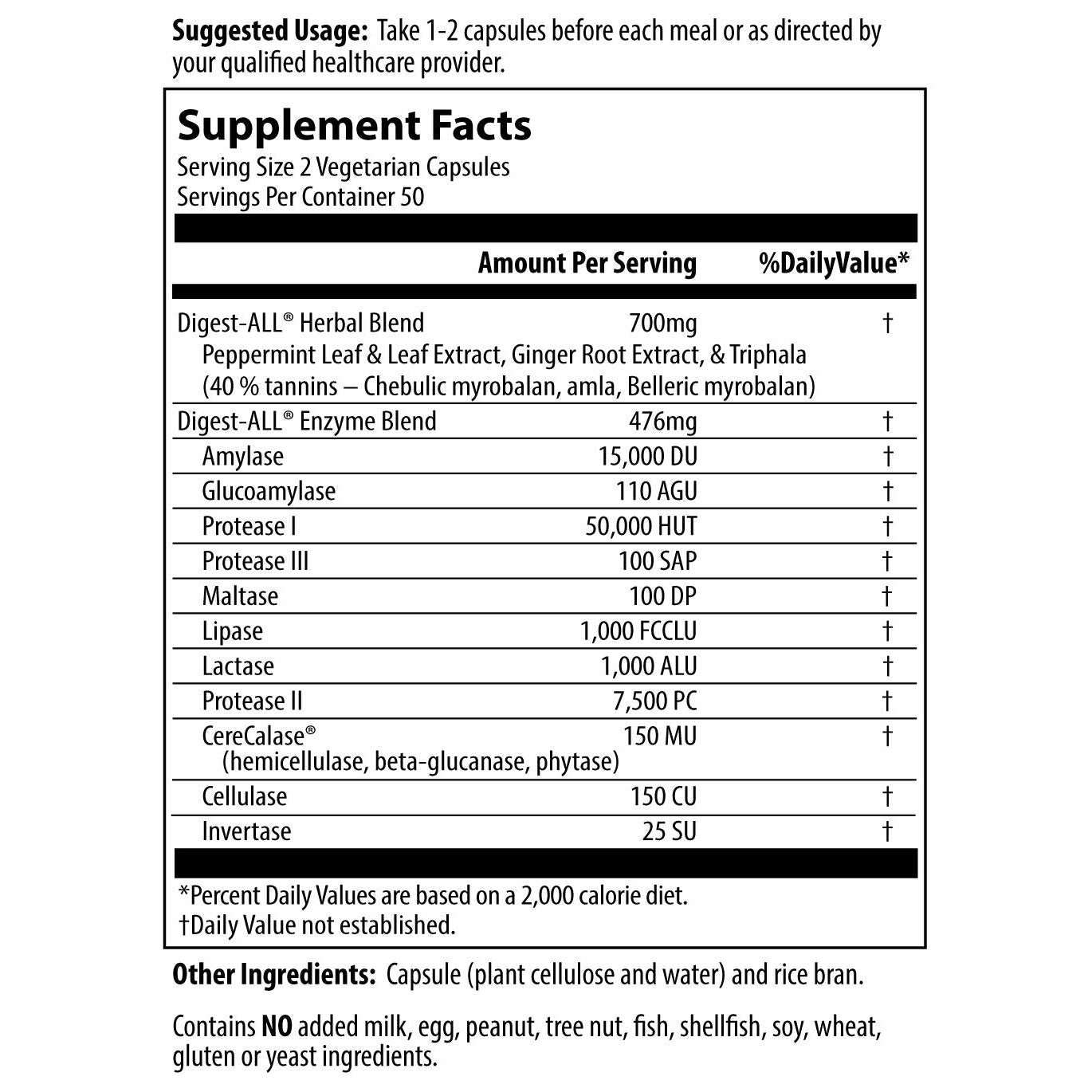 MRM Digest-ALL-100 capsules-N101 Nutrition