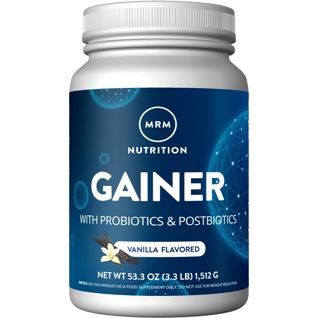 MRM Gainer with Probiotics-Vanilla-3.3 lbs (1512 g)-N101 Nutrition