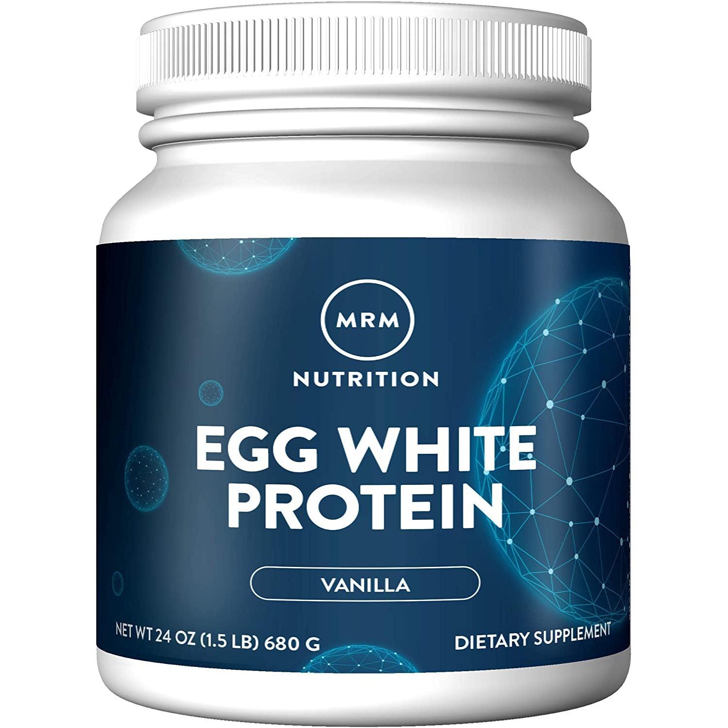 MRM Natural Egg White Protein-Vanilla-20 servings (24 oz)-N101 Nutrition