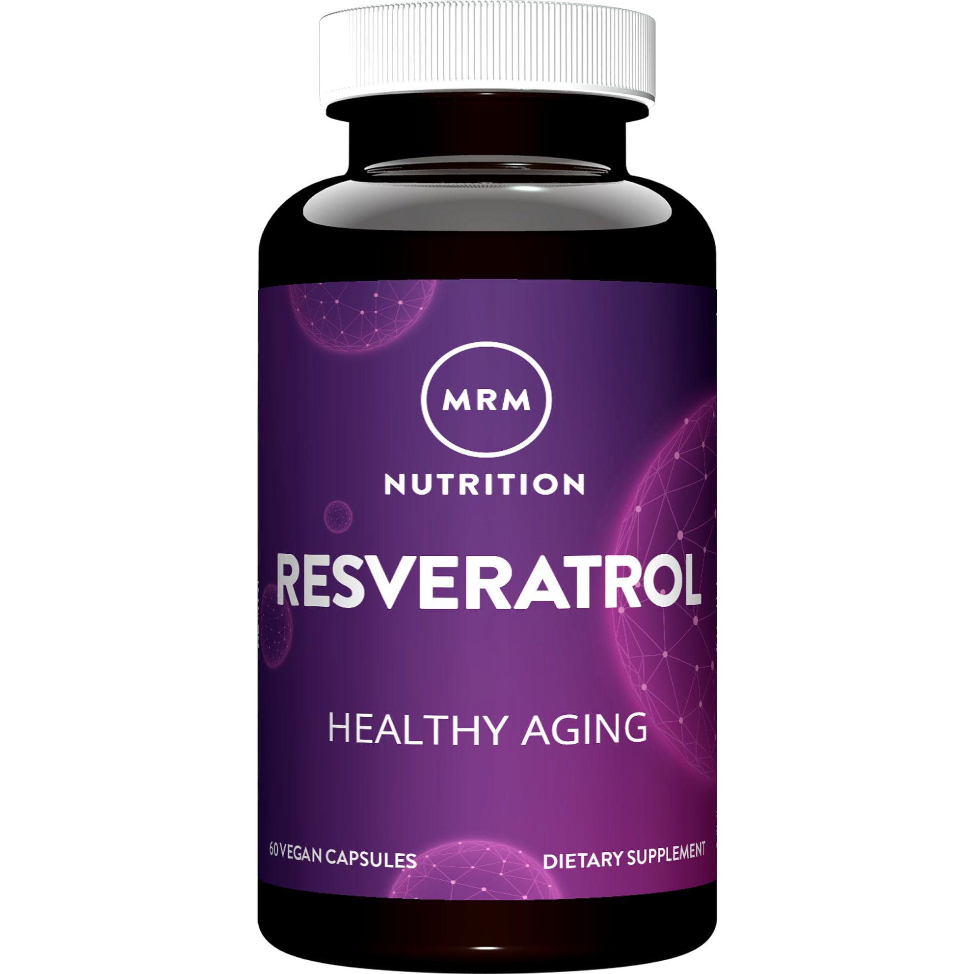 MRM Resveratrol 100 mg-60 vegan capsules-N101 Nutrition