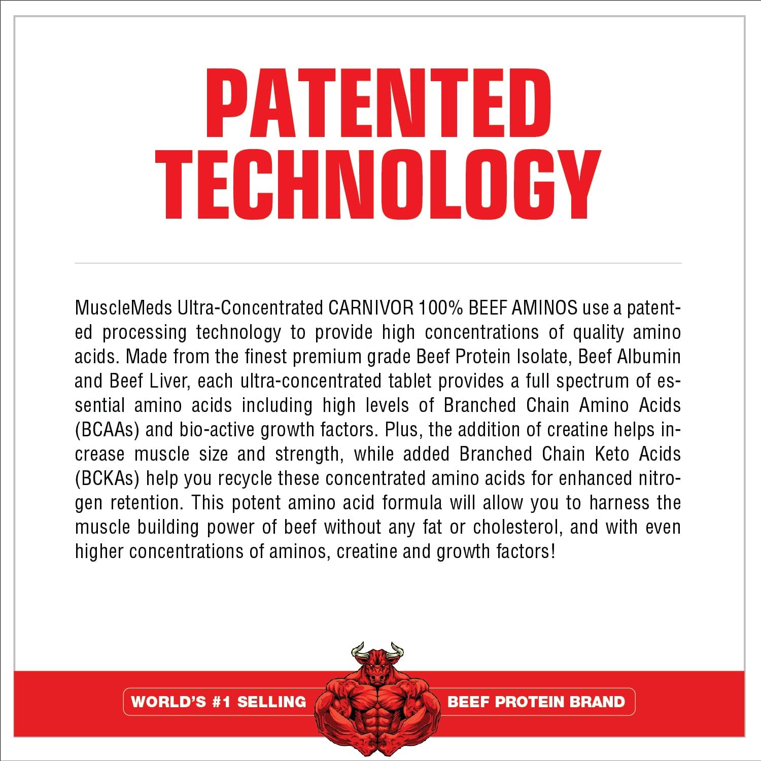 MuscleMeds Carnivor Beef Aminos-N101 Nutrition