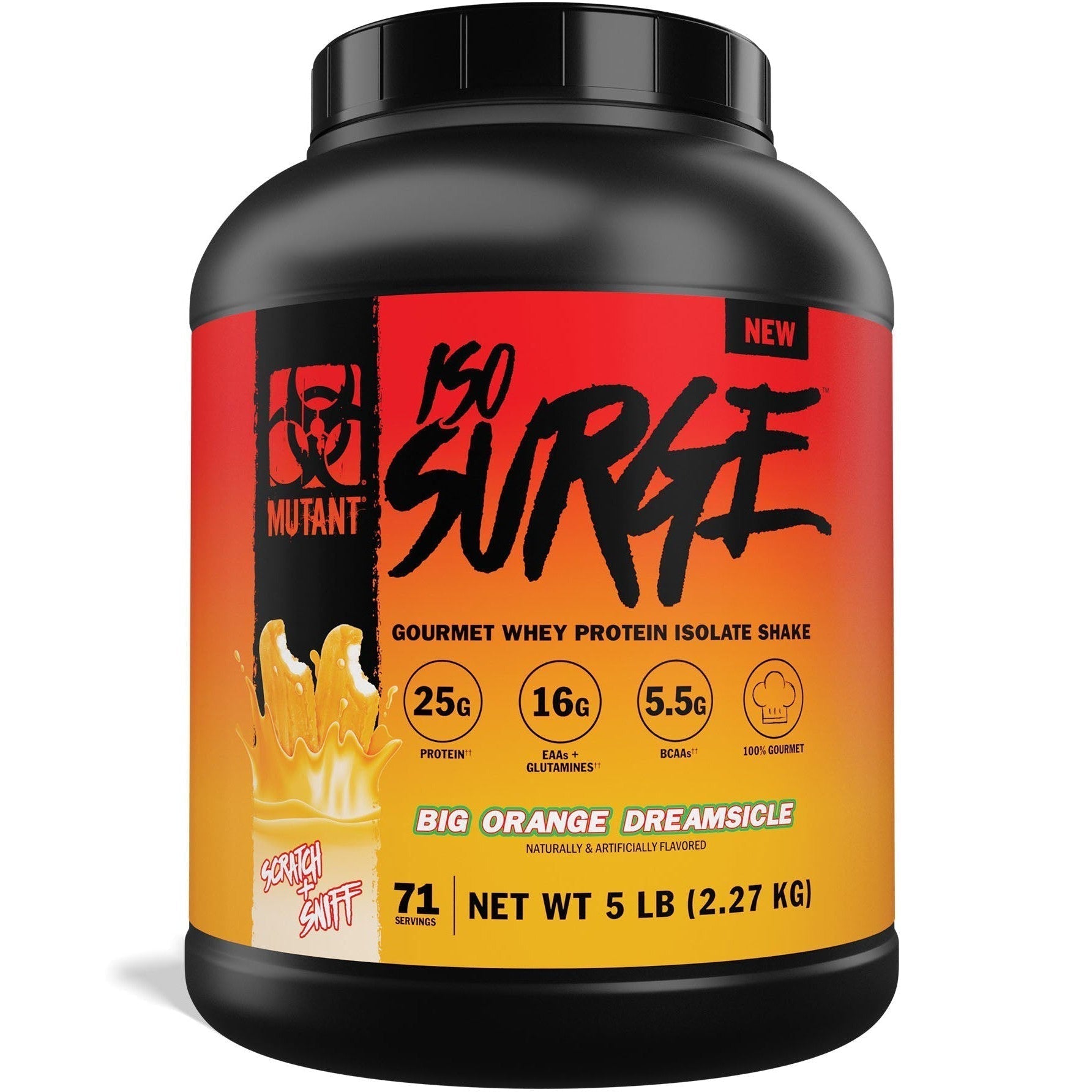 Mutant ISO Surge-5 lbs-Big Orange Dreamsicle-N101 Nutrition