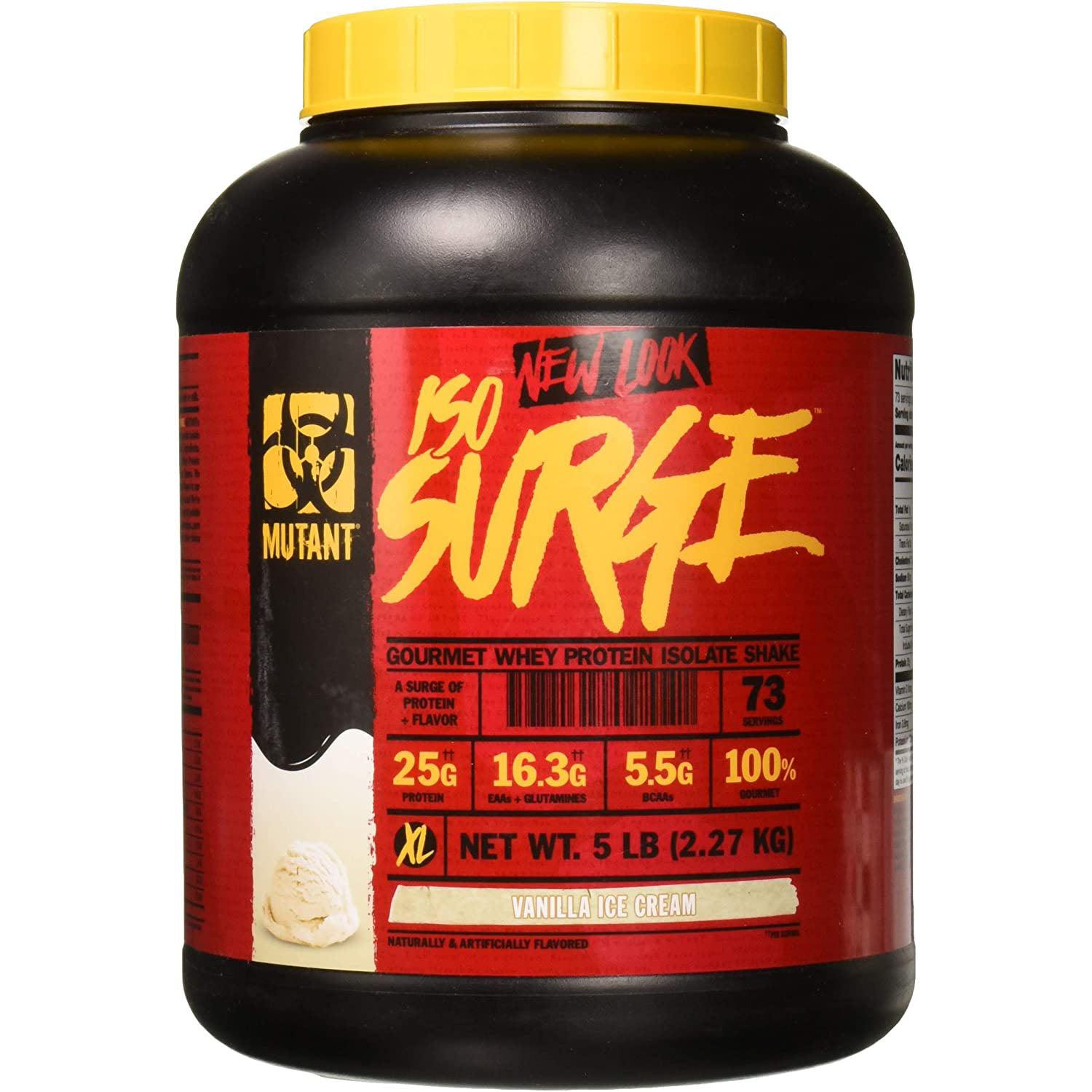 Mutant ISO Surge-5 lbs-Vanilla Ice Cream-N101 Nutrition