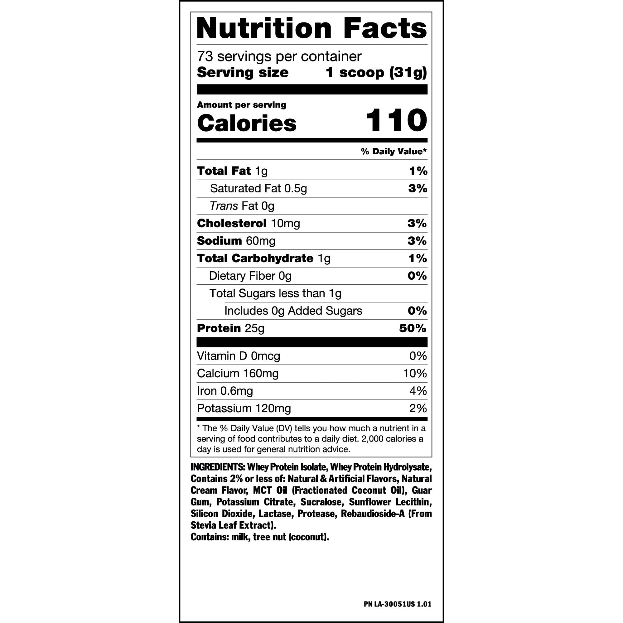 Mutant ISO Surge-N101 Nutrition