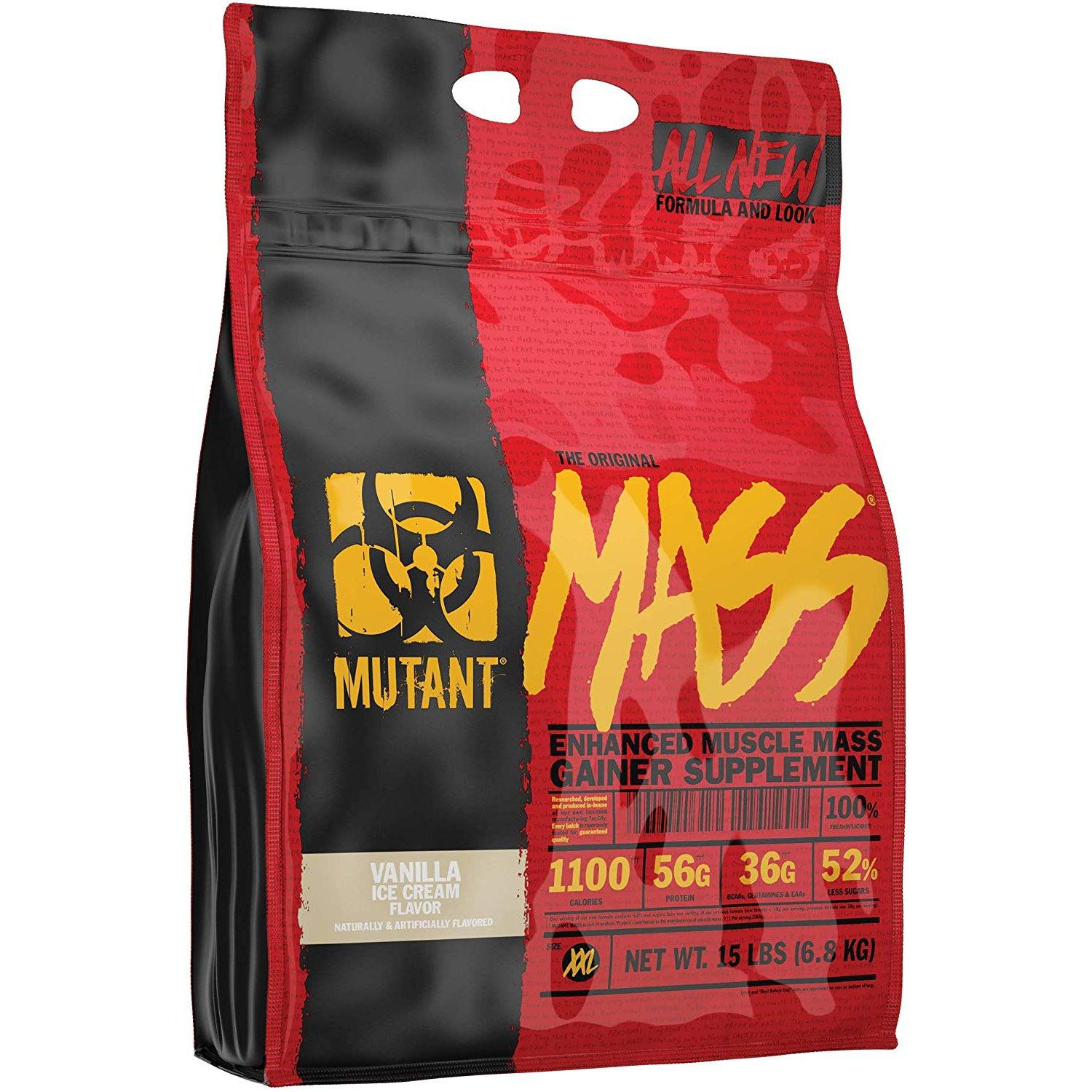 Mutant Mass-15 lbs-Vanilla Ice Cream-N101 Nutrition