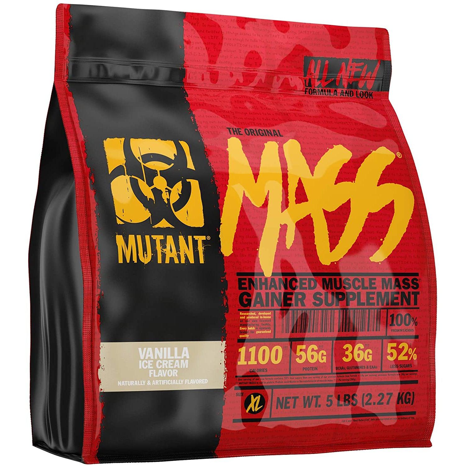 Mutant Mass-5 lbs-Vanilla Ice Cream-N101 Nutrition