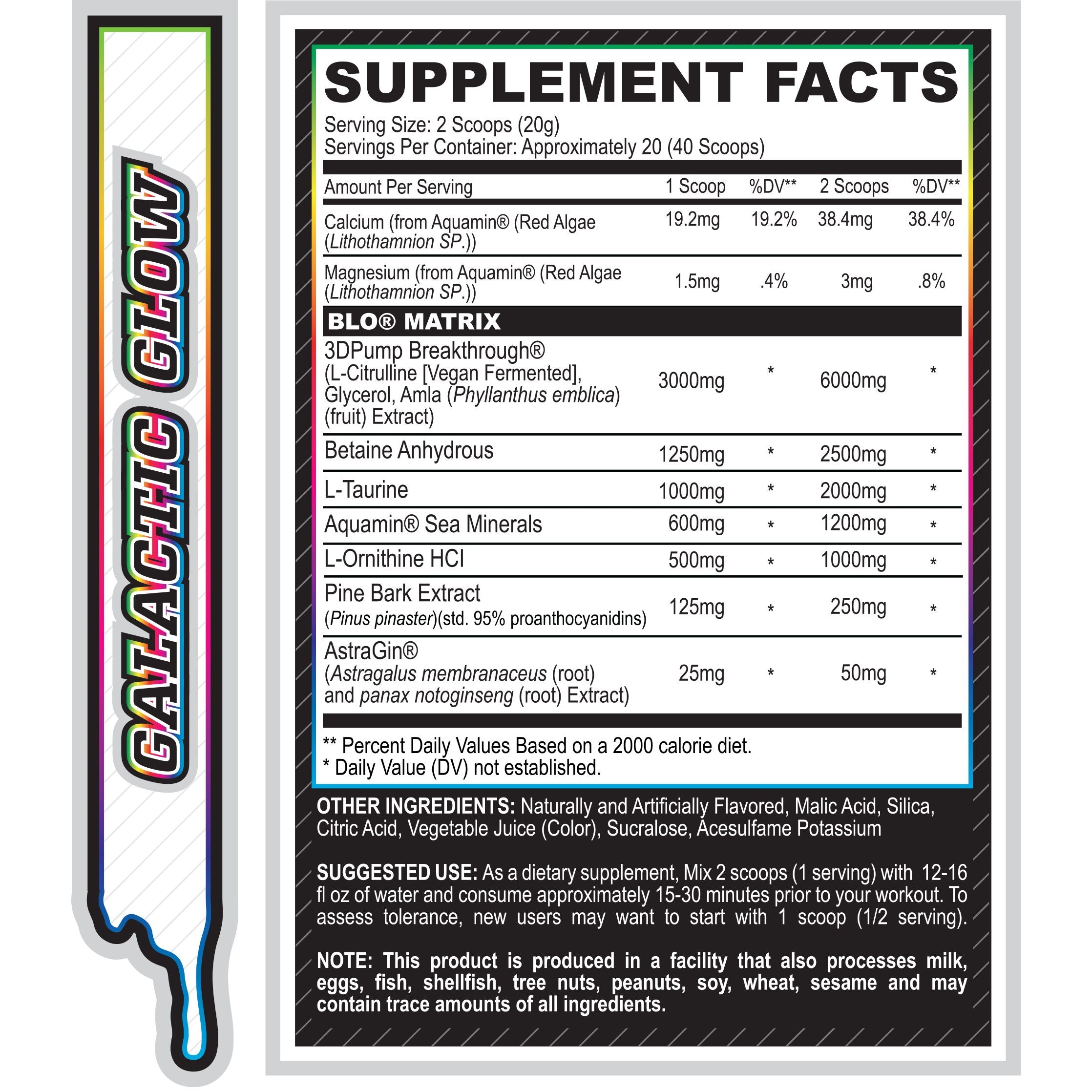 Myoblox BLO-N101 Nutrition