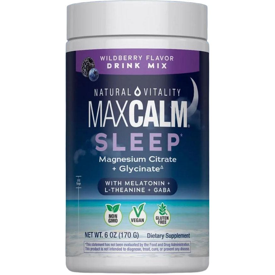 Natural Vitality MaxCalm® Sleep-6 oz (170 g)-N101 Nutrition
