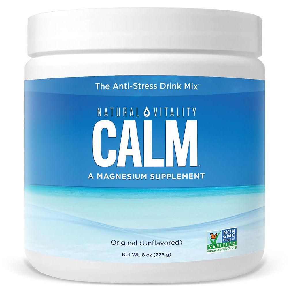 Natural Vitality Natural CALM-8 oz (226 g)-Original (Unflavored)-N101 Nutrition