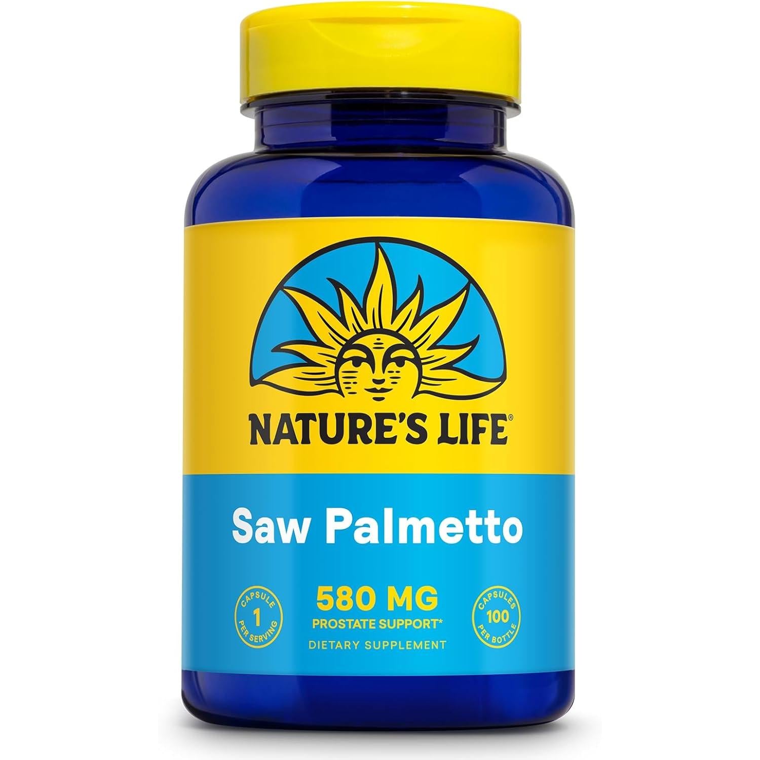 Nature's Life Saw Palmetto Berries-100 vegetarian capsules-N101 Nutrition