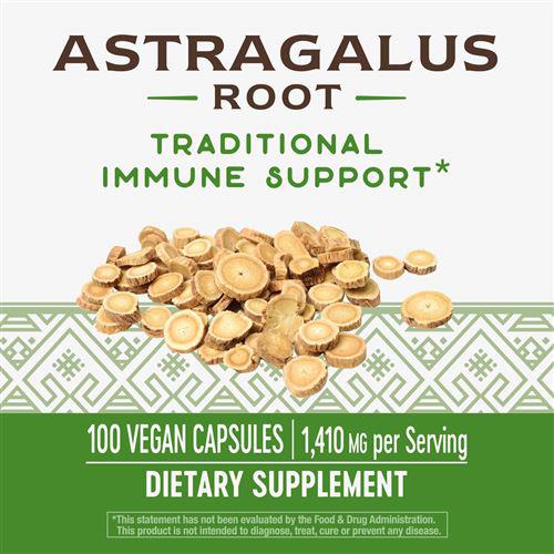 Nature's Way Astragalus Root-100 vegan capsules-N101 Nutrition