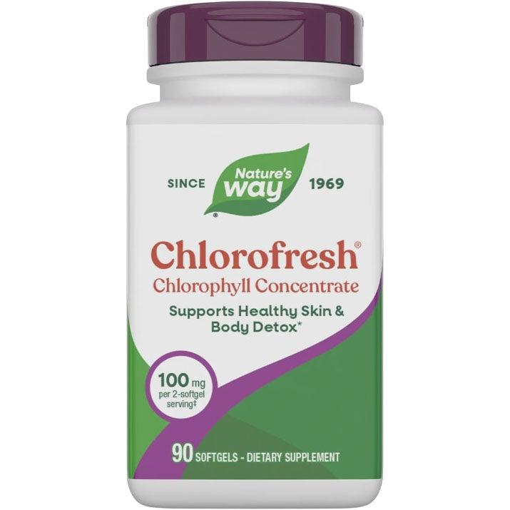 Nature's Way Chlorofresh Chlorophyll Concentrate-90 softgels-N101 Nutrition