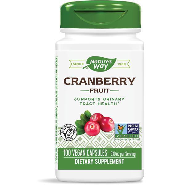 Nature's Way Cranberry Fruit-100 vegan capsules-N101 Nutrition