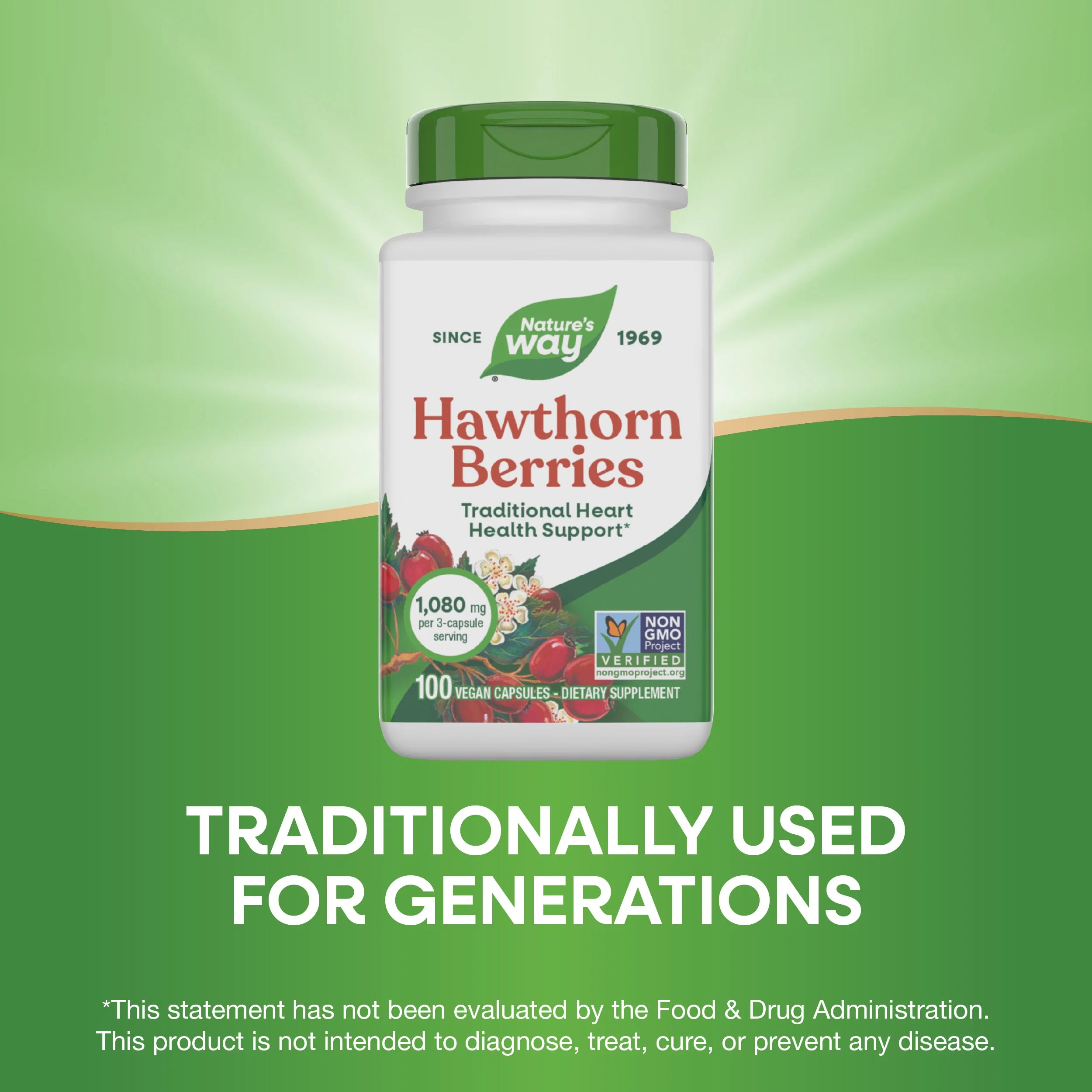 Nature's Way Hawthorn Berries-N101 Nutrition