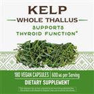 Nature's Way Kelp (Value Size)-180 vegan capsules-N101 Nutrition