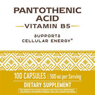 Nature's Way Pantothenic Acid-100 capsules-N101 Nutrition