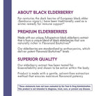 Nature's Way Sambucus Black Elderberry Original Syrup-4 fl oz (120 mL)-N101 Nutrition