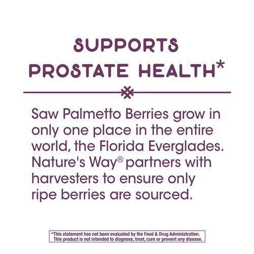 Nature's Way Saw Palmetto Extract-60 softgels-N101 Nutrition