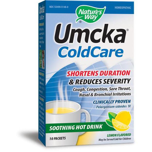 Nature's Way Umcka ColdCare Soothing Hot Drink - Lemon-10 packets-N101 Nutrition