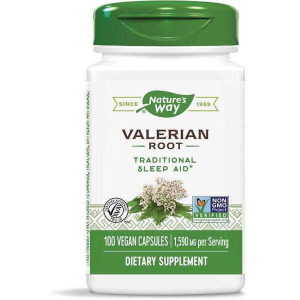 Nature's Way Valerian Root-100 vegan capsules-N101 Nutrition