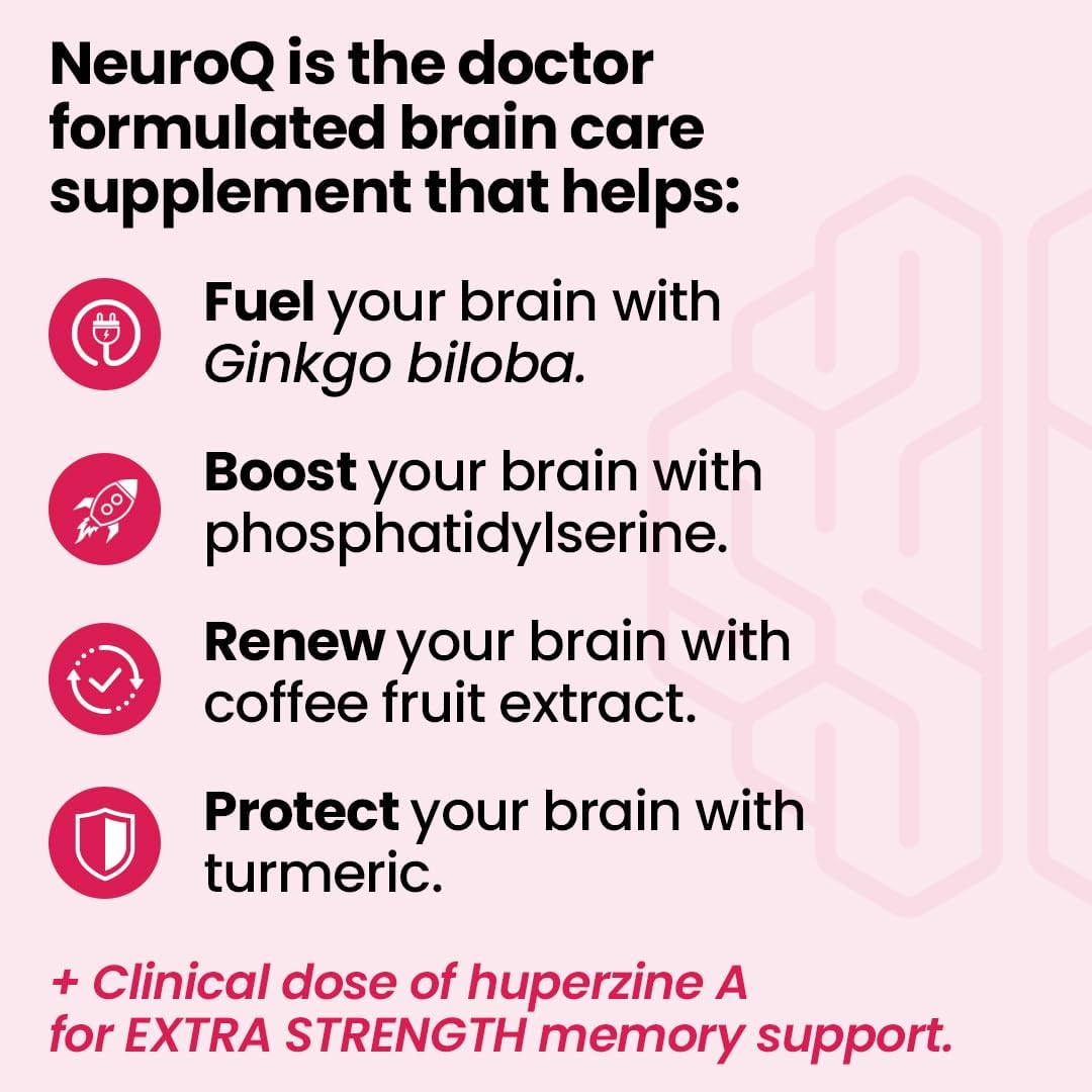 NeuroQ Brain Health Extra Strength Memory & Focus-N101 Nutrition