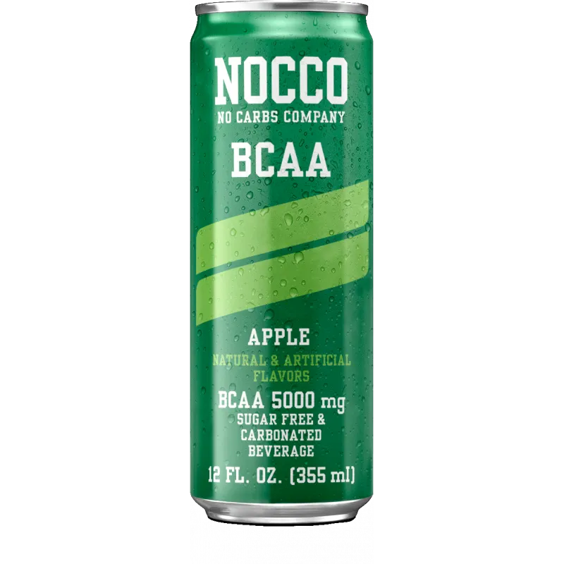 NOCCO BCAA RTD-Single (12 fl oz/355 mL)-Apple (no caffeine)-N101 Nutrition