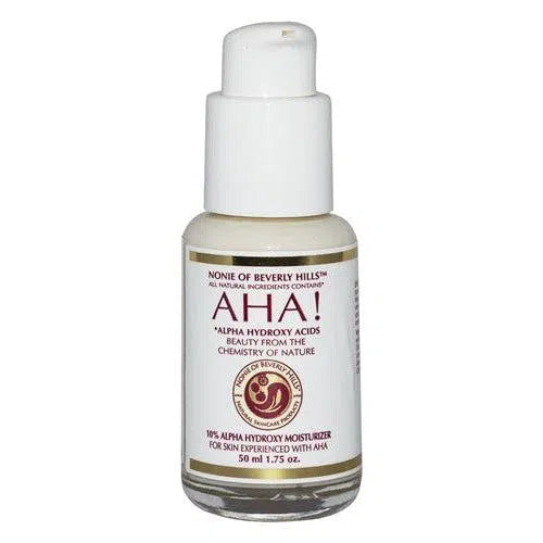 Nonie of Beverly Hills AHA! 10% Alpha Hydroxy Moisturizer-1.75 fl oz (50 mL)-N101 Nutrition