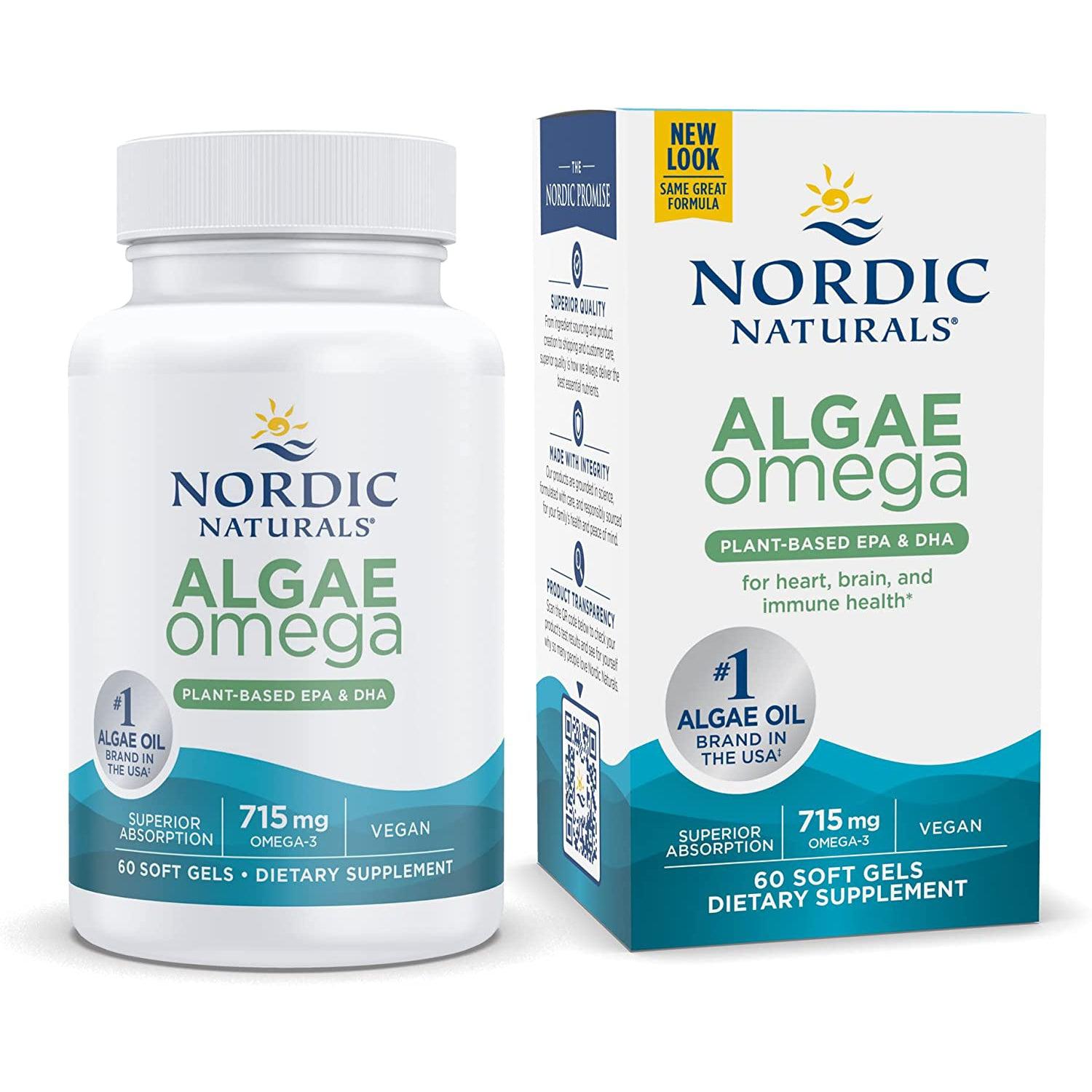 Nordic Naturals Algae Omega-60 softgels-N101 Nutrition