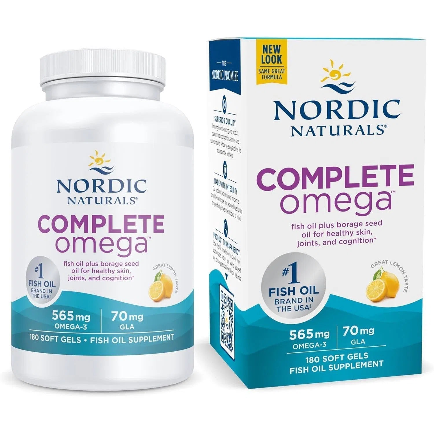 Nordic Naturals Complete Omega-180 softgels-N101 Nutrition