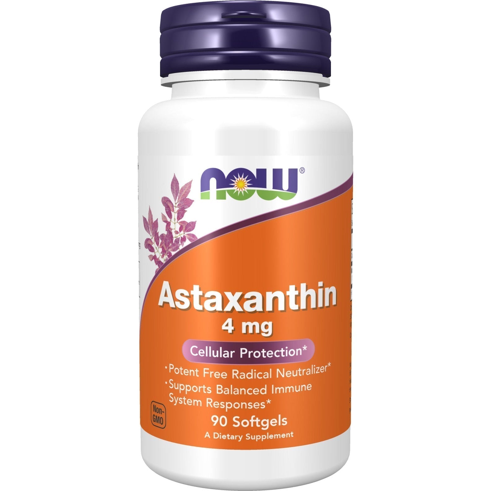 NOW Astaxanthin 4 mg-90 softgels-N101 Nutrition