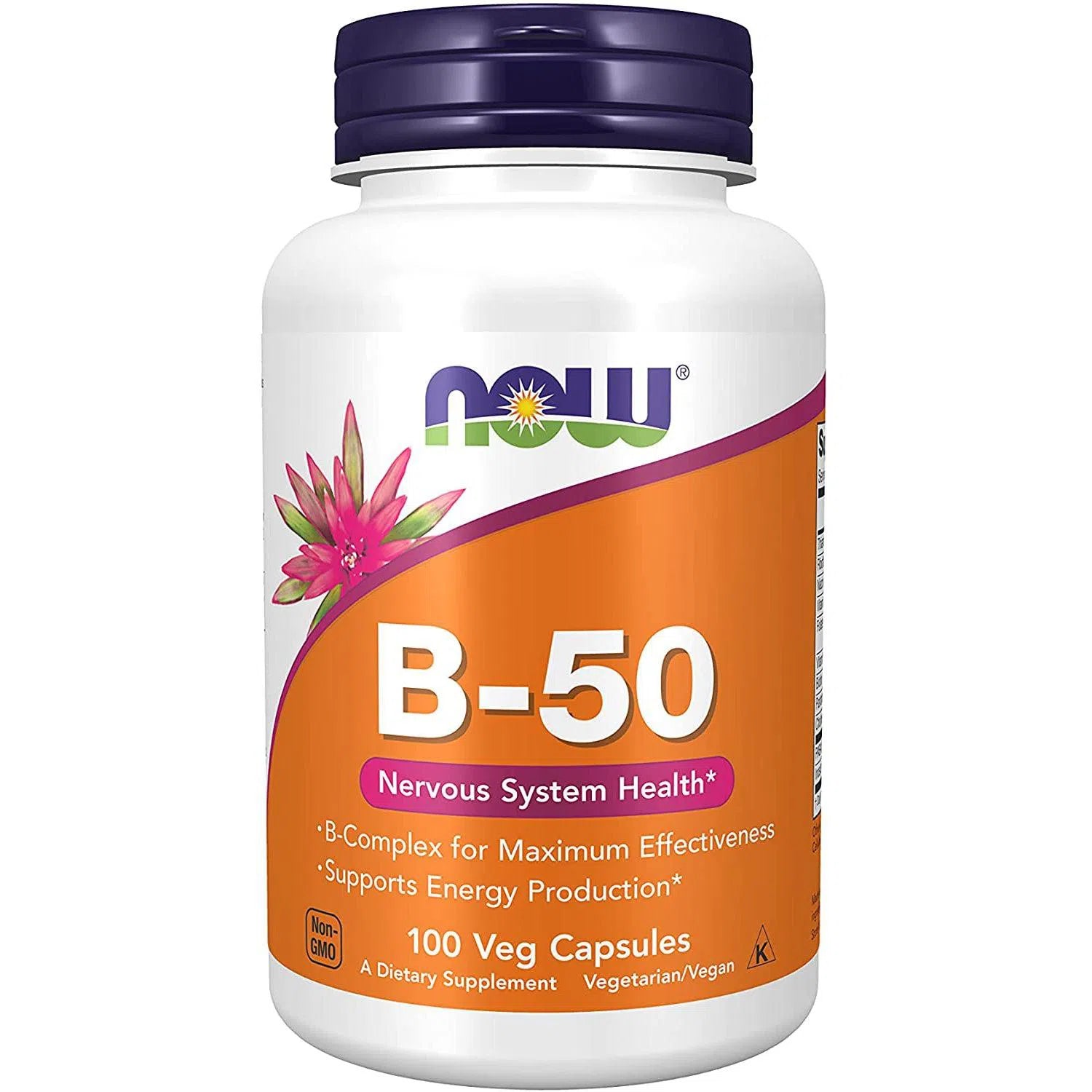 NOW B-50-100 veg capsules-N101 Nutrition