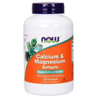 NOW Cal-Mag Softgels-120 softgels-N101 Nutrition