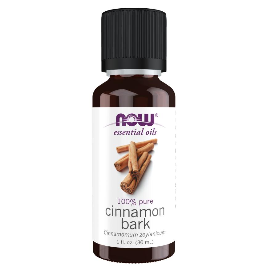 NOW Essential Oils Cinnamon Bark Oil-1 fl oz (30 mL)-N101 Nutrition