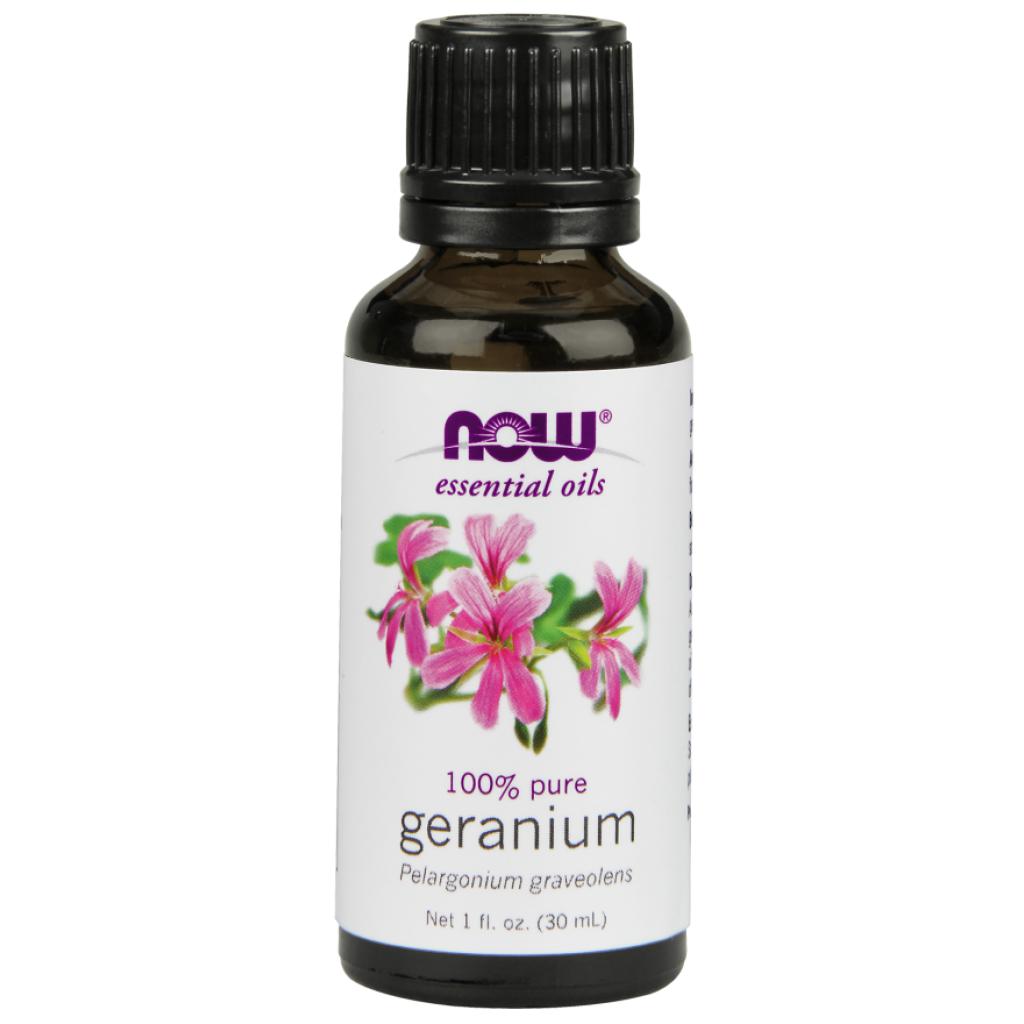 NOW Essential Oils Geranium Oil-1 fl oz (30 mL)-N101 Nutrition