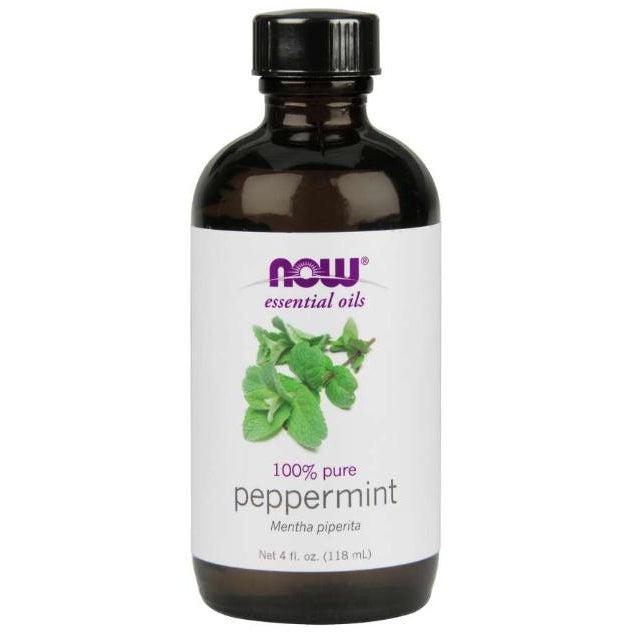 NOW Essential Oils Peppermint Oil-4 fl oz (118 mL)-N101 Nutrition