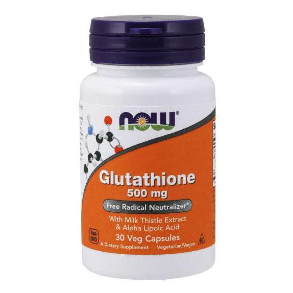 NOW Glutathione 500 mg-60 veggie caps-N101 Nutrition