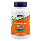 NOW Hawthorn Berry 540 mg-100 veg capsules-N101 Nutrition