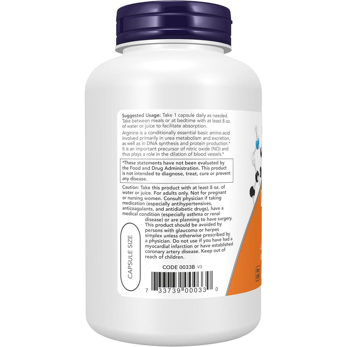 NOW L-Arginine 700 mg-N101 Nutrition