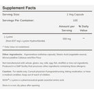 NOW L-Lysine 500 mg-N101 Nutrition
