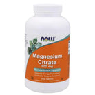 NOW Magnesium Citrate 200 mg-100 tablets-N101 Nutrition