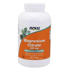 NOW Magnesium Citrate 200 mg-100 tablets-N101 Nutrition