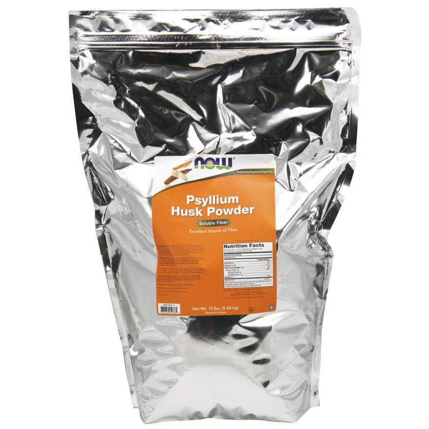 NOW Psyllium Husk Powder-12 oz (340 g)-N101 Nutrition