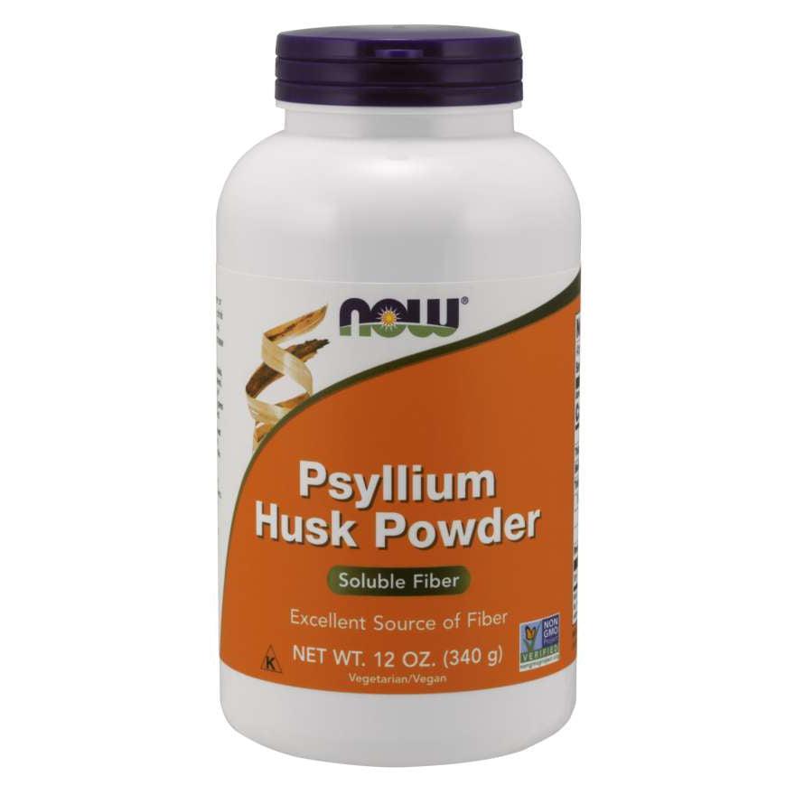 NOW Psyllium Husk Powder-12 oz (340 g)-N101 Nutrition