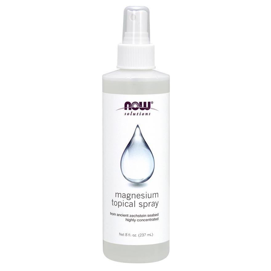 NOW Solutions Magnesium Topical Spray-8 fl oz (237 mL)-N101 Nutrition