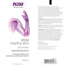 NOW Solutions MSM Healthy Skin Liposome Lotion-8 fl oz (237 mL)-N101 Nutrition