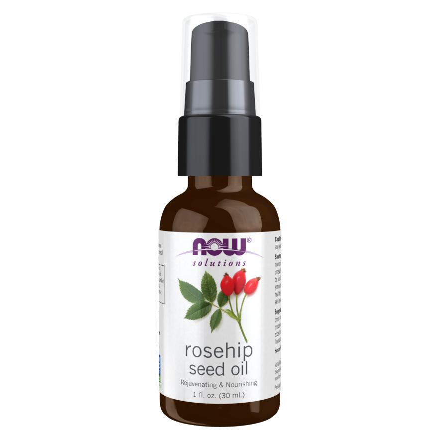 NOW Solutions Rose Hip Seed Oil-1 fl oz (30 mL)-N101 Nutrition