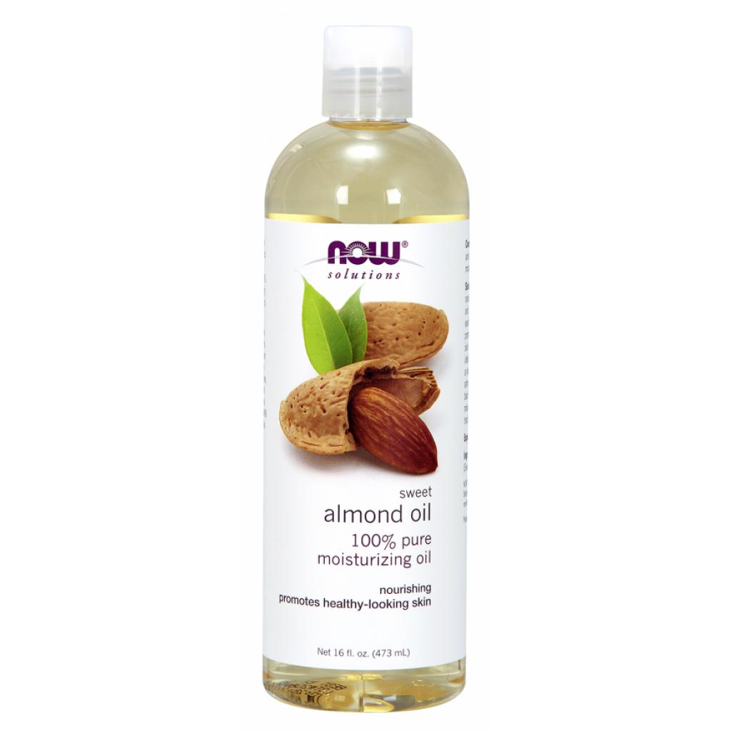 NOW Solutions Sweet Almond Oil-16 fl oz (473 mL)-N101 Nutrition