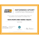 NOW Sports HMB 1000 mg, Double Strength Tablets-N101 Nutrition